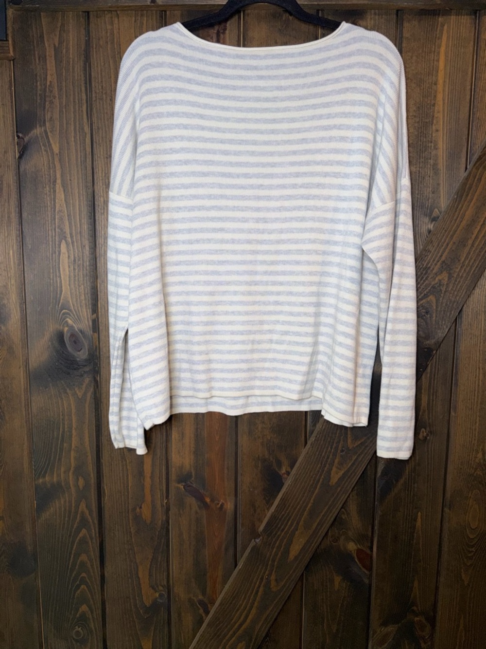 Eileen Fisher Striped Crewneck Sweater - Picture 2 of 6